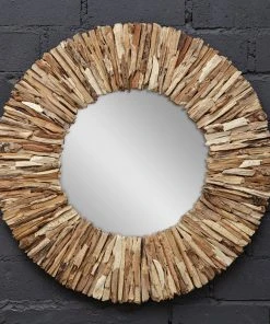 Uttermost Teak Branch Natural Round Mirror 13 Uttermost Teak Branch Natural Round Mirror
