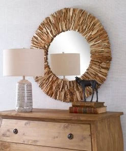 Uttermost Teak Branch Natural Round Mirror 11 Uttermost Teak Branch Natural Round Mirror