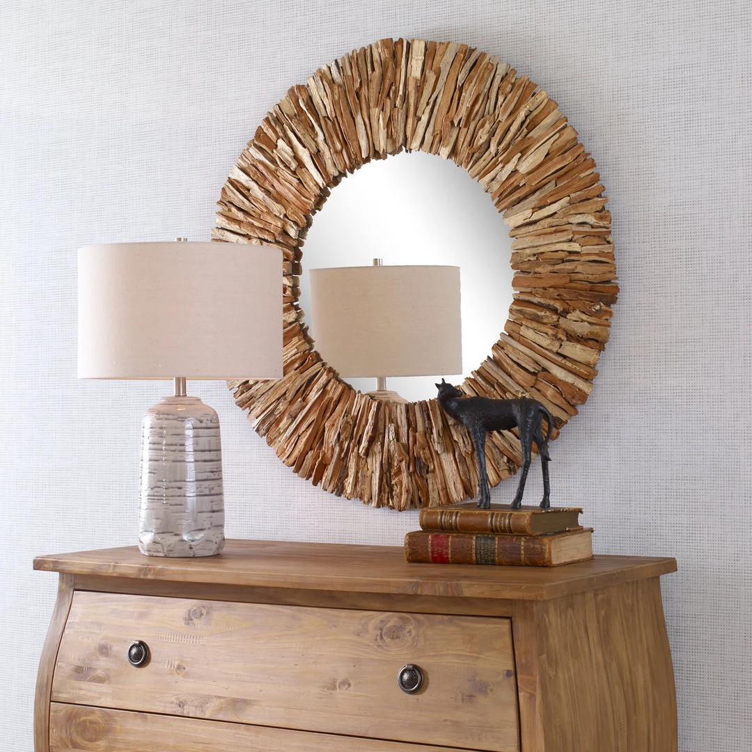 Uttermost Teak Branch Natural Round Mirror 5 Uttermost Teak Branch Natural Round Mirror