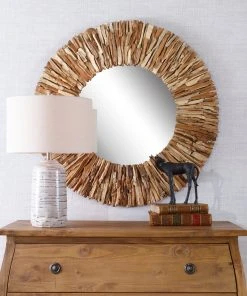 Uttermost Teak Branch Natural Round Mirror 10 Uttermost Teak Branch Natural Round Mirror