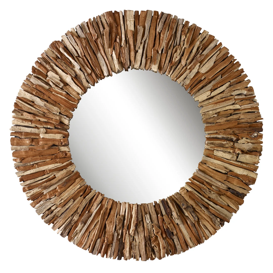 Uttermost Teak Branch Natural Round Mirror 3 Uttermost Teak Branch Natural Round Mirror