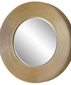 Uttermost Archer Gold Wire Round Mirror DECOR 11 Uttermost Archer Gold Wire Round Mirror DECOR