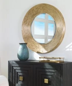 Uttermost Archer Gold Wire Round Mirror DECOR 9 Uttermost Archer Gold Wire Round Mirror DECOR