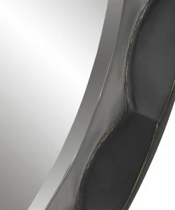 DECOR Uttermost Scalloped Edge Round Mirror 12 DECOR Uttermost Scalloped Edge Round Mirror