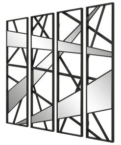Uttermost Looking Glass Mirrored Wall Decor, Set/4