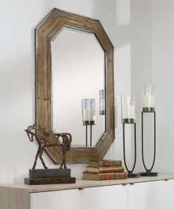 DECOR Uttermost Siringo Rustic Octagonal Mirror 10 DECOR Uttermost Siringo Rustic Octagonal Mirror