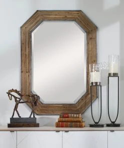 DECOR Uttermost Siringo Rustic Octagonal Mirror 9 DECOR Uttermost Siringo Rustic Octagonal Mirror