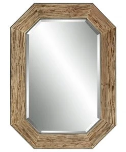 DECOR Uttermost Siringo Rustic Octagonal Mirror