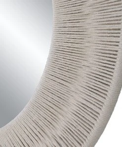 DECOR Uttermost Sailor's Knot White Small Round Mirror 12 DECOR Uttermost Sailor's Knot White Small Round Mirror