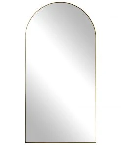 Uttermost Crosley Antique Brass Arch Mirror