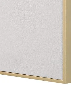 Uttermost Cyprus White Square Mirror DECOR