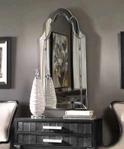 Uttermost Hovan Frameless Arched Mirror 7 Uttermost Hovan Frameless Arched Mirror