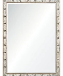 Michael S Smith For Mirror Home Mirror Framed Mirror With Rosettes DECOR