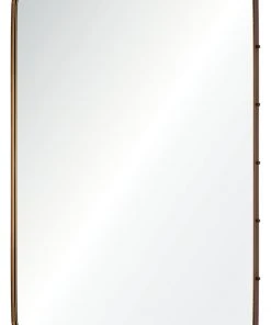 DECOR Michael S Smith For Mirror Home Leather Wrapped Mirror