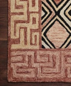 RUGS Loloi Nala Hand Tufted Rose / Black Rug