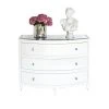 Worlds Away 3 Drwr Chest White Lqr LIVING ROOM