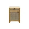Worlds Away Pine Wood Chest W. Cane Front Door