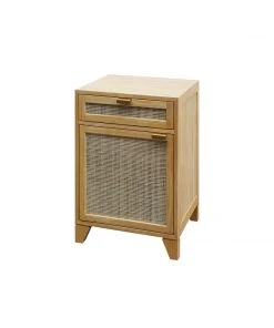 Worlds Away Pine Wood Chest W. Cane Front Door