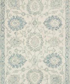RUGS Loloi Norabel Hooked Ivory / Blue Rug