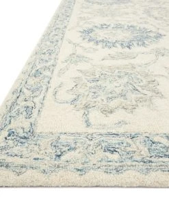 RUGS Loloi Norabel Hooked Ivory / Blue Rug