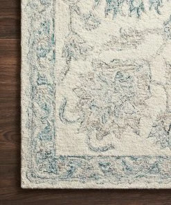 RUGS Loloi Norabel Hooked Ivory / Blue Rug