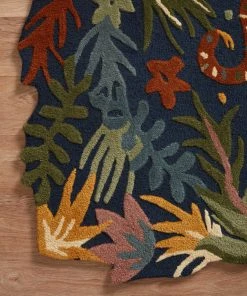 Justina Blakeney X Loloi Optimism Hand Tufted Navy / Multi Rug