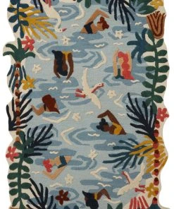 Justina Blakeney X Loloi Optimism Hand Tufted Ocean / Multi Rug