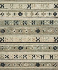 Loloi Owen Hand Woven Aqua / Ink Rug RUGS