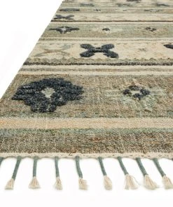 Loloi Owen Hand Woven Aqua / Ink Rug RUGS