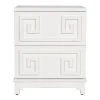 LIVING ROOM Worlds Away Pagoda Chest White Lqr