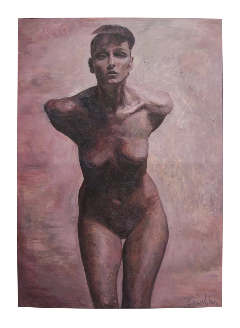 DECOR Noir Naked Girl Wall Painting 3 DECOR Noir Naked Girl Wall Painting