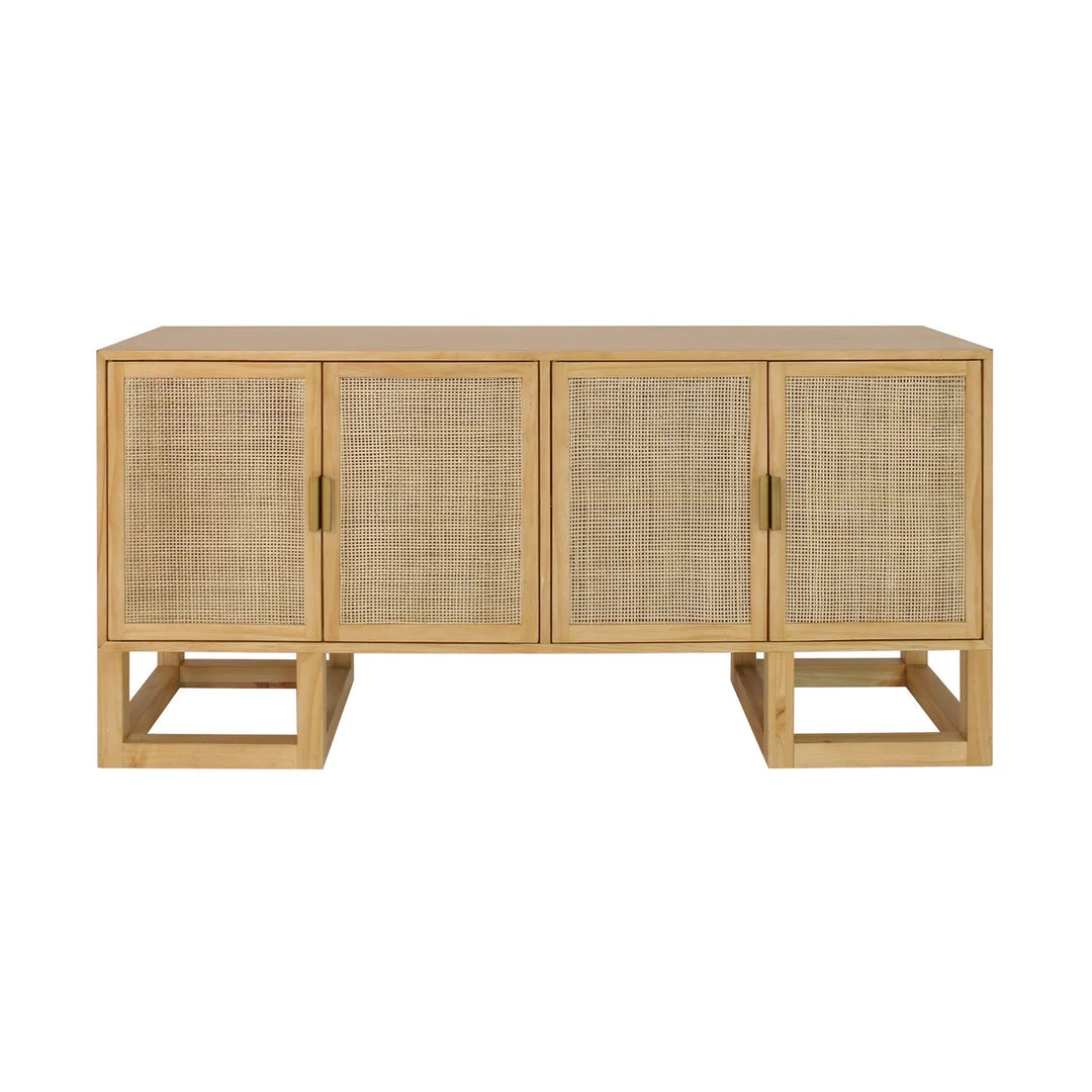 Worlds Away Cabinet W. Cane Door & Brass Hardware In Pine Chests & Cabinets 3 Worlds Away Cabinet W. Cane Door & Brass Hardware In Pine Chests & Cabinets