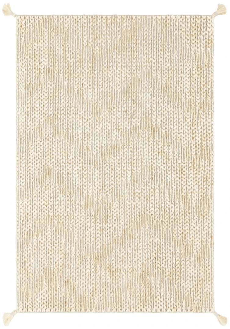 RUGS Justina Blakeney X Loloi Playa Hand Woven Lt Grey / Ivory Rug 3 RUGS Justina Blakeney X Loloi Playa Hand Woven Lt Grey / Ivory Rug