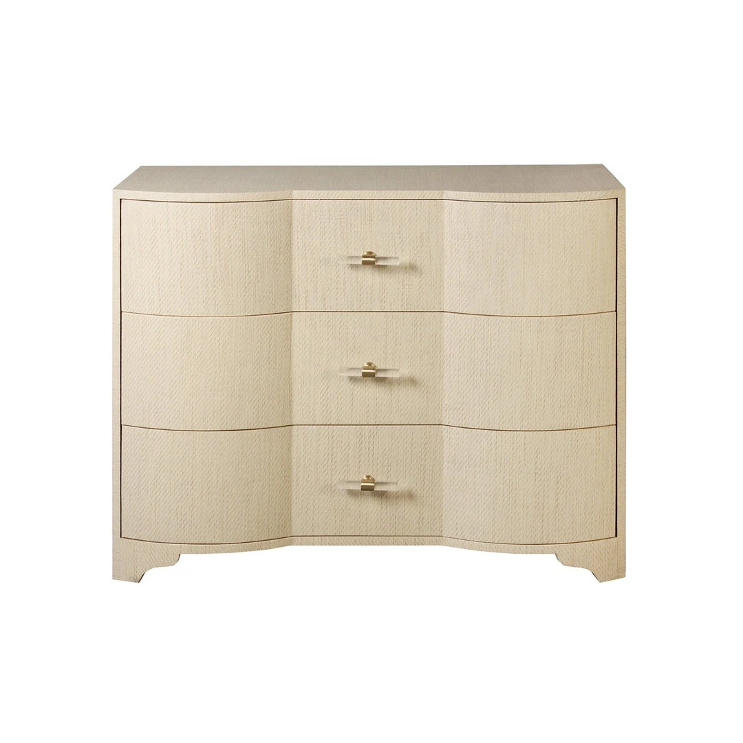 Worlds Away Three Drawer Chest In Natural Grasscloth 3 Worlds Away Three Drawer Chest In Natural Grasscloth
