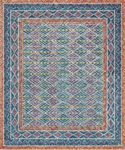 RUGS Justina Blakeney X Loloi Priti Hooked Teal / Fiesta Rug