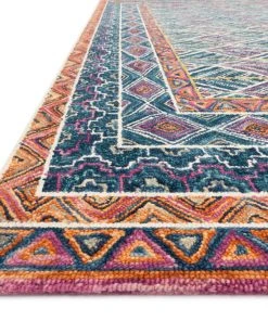 RUGS Justina Blakeney X Loloi Priti Hooked Teal / Fiesta Rug 11 RUGS Justina Blakeney X Loloi Priti Hooked Teal / Fiesta Rug