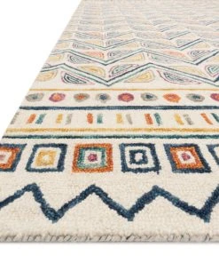 Justina Blakeney X Loloi Priti Hooked Ivory / Multi Rug