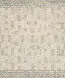 Justina Blakeney X Loloi Priti Hooked Pewter / Natural Rug RUGS