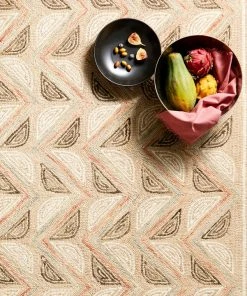 Justina Blakeney X Loloi Priti Hooked Taupe / Multi Rug RUGS