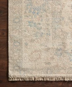 Loloi Priya Hand Woven Natural / Blue Rug RUGS