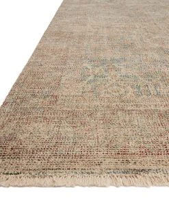 Loloi Priya Hand Woven Denim / Rust Rug