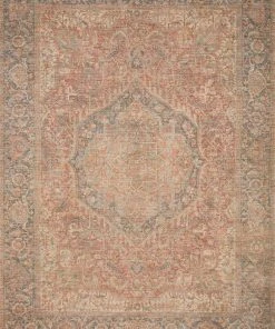 Loloi Priya Hand Woven Brick / Navy Rug