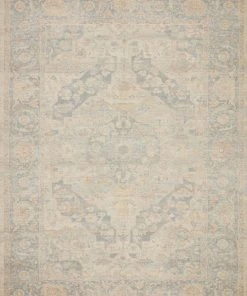 Loloi Priya Hand Woven Bone / Bluestone Rug