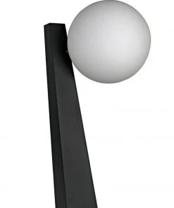 Noir Roy Floor Lamp, Black Metal