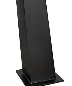 Noir Roy Floor Lamp, Black Metal