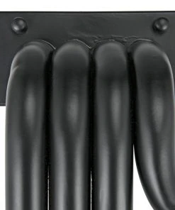 Noir Sweeny Sconce, Black Metal