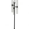 Noir Dominique Floor Lamp, Black Metal