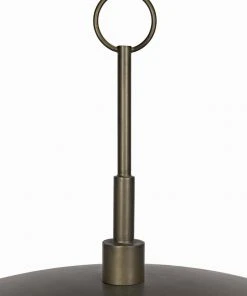 Noir Anton Pendant, Metal With Aged Brass Finish