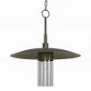Noir Anton Pendant, Metal With Aged Brass Finish