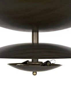 Noir Nora Chandelier, Metal With Aged Brass Finish 18 Noir Nora Chandelier, Metal With Aged Brass Finish